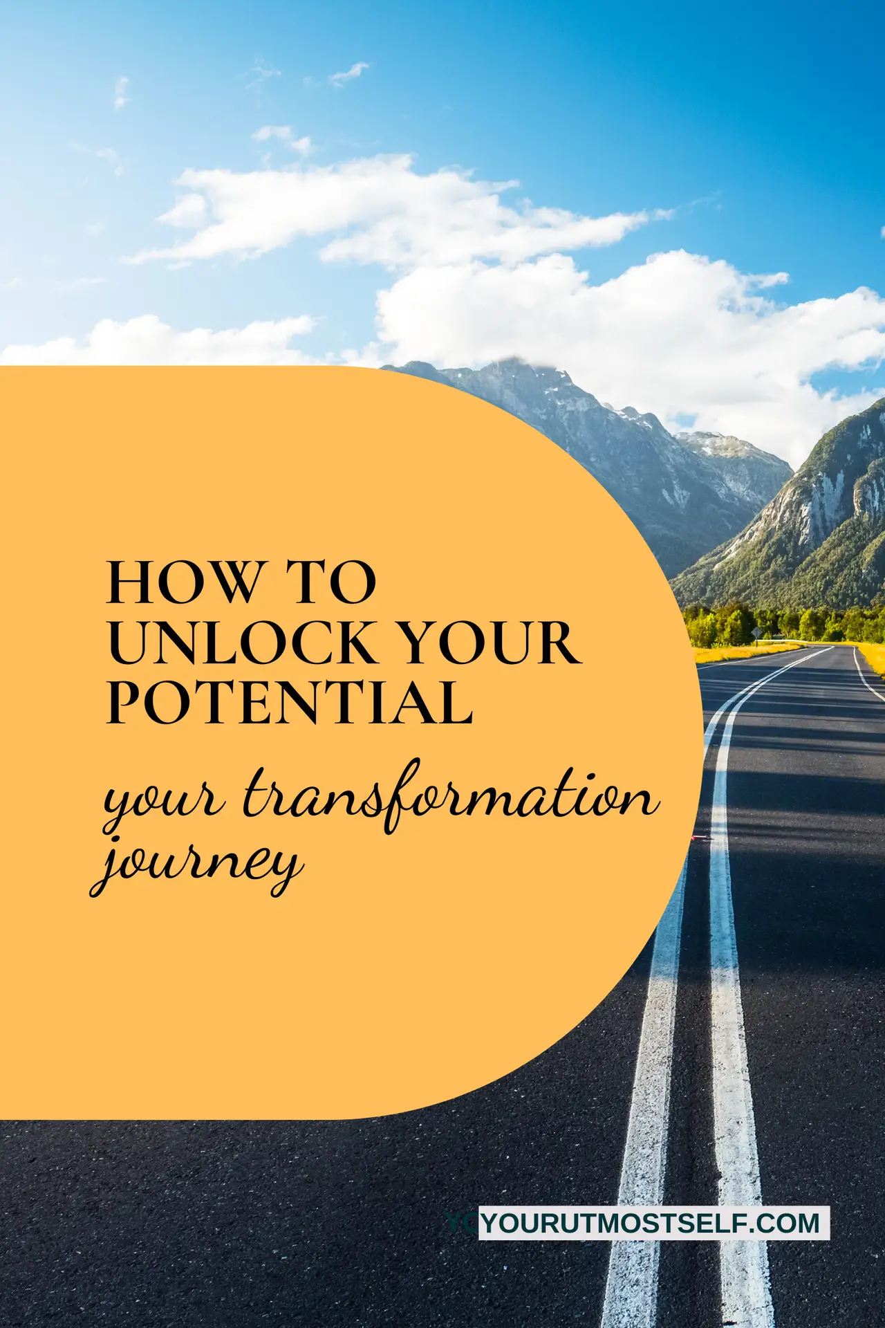 Pinterest Pin photo: How to Unlock Your Potential blog post.